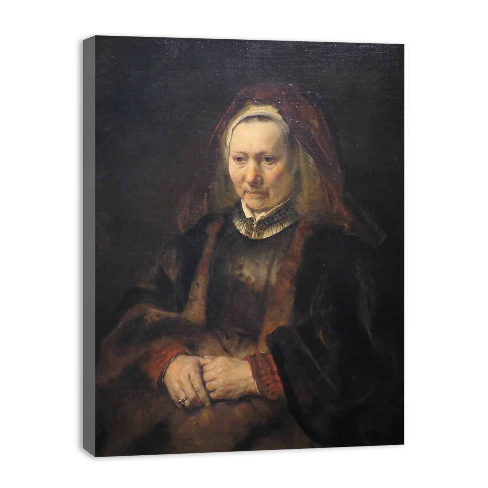 Portrait of a seated old woman
Painting
