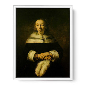 Portrait of a Lady with an Ostrich-Feather Fan c. 1660
Painting