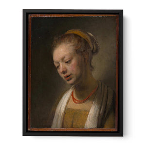 Young Woman with a Red Necklace
Painting