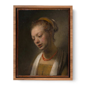 Young Woman with a Red Necklace
Painting
