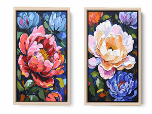 2 Panel Flower Wall Art Painting