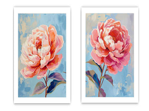 2 Panel Flower Wall Art Painting