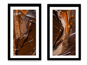 2 Panel Chocolate Art Painting