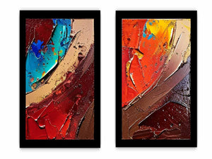 2 Panel Group Art Painting