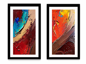 2 Panel Group Art Painting