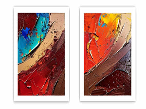 2 Panel Group Art Painting