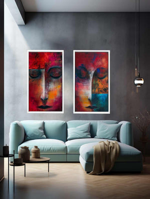 Becoming aware Wall art Set