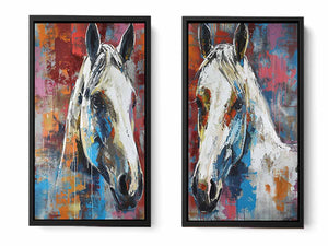 2 Piece Horse Wall Art