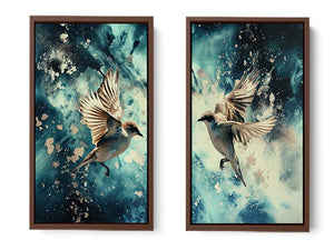 Bird Panel Art Set