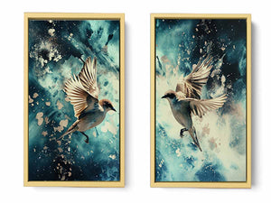 Bird Panel Art Set