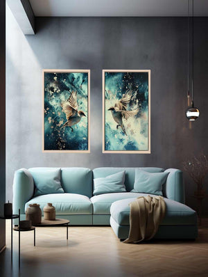 Bird Panel Art Set