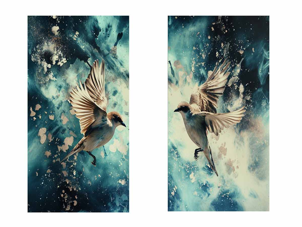 Bird Panel Art Set