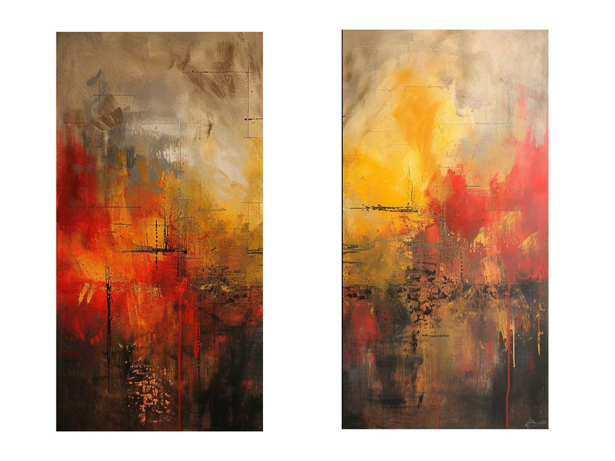 Abstract Panel Art Set