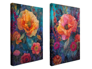Flowers Panel Art Set