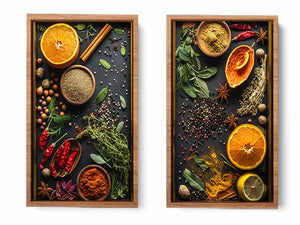 Herbs And Spices Panel Art