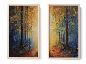 Forest Panel Art set