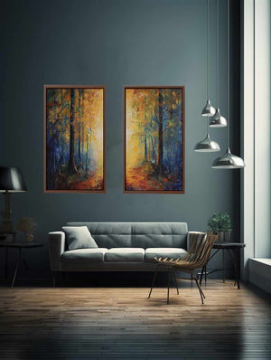 Forest Panel Art set