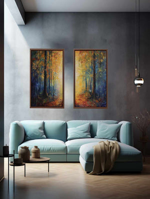 Forest Panel Art set
