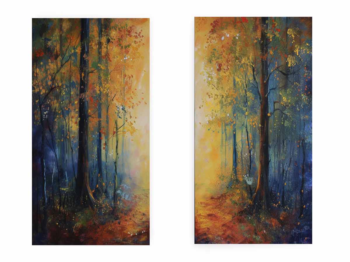 Forest Panel Art set