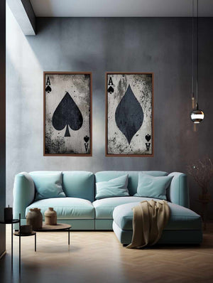 Poker Spade Panel Art