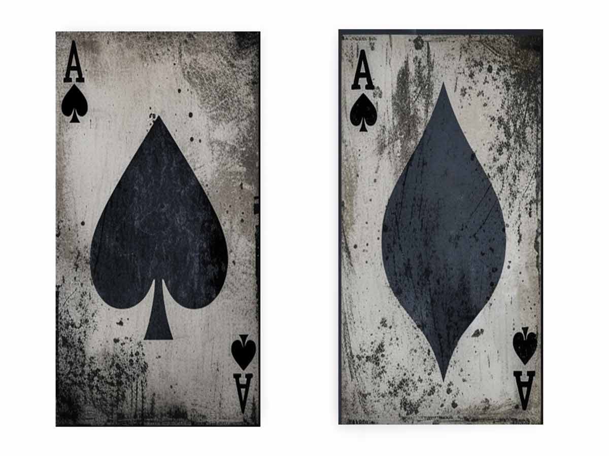 Poker Spade Panel Art