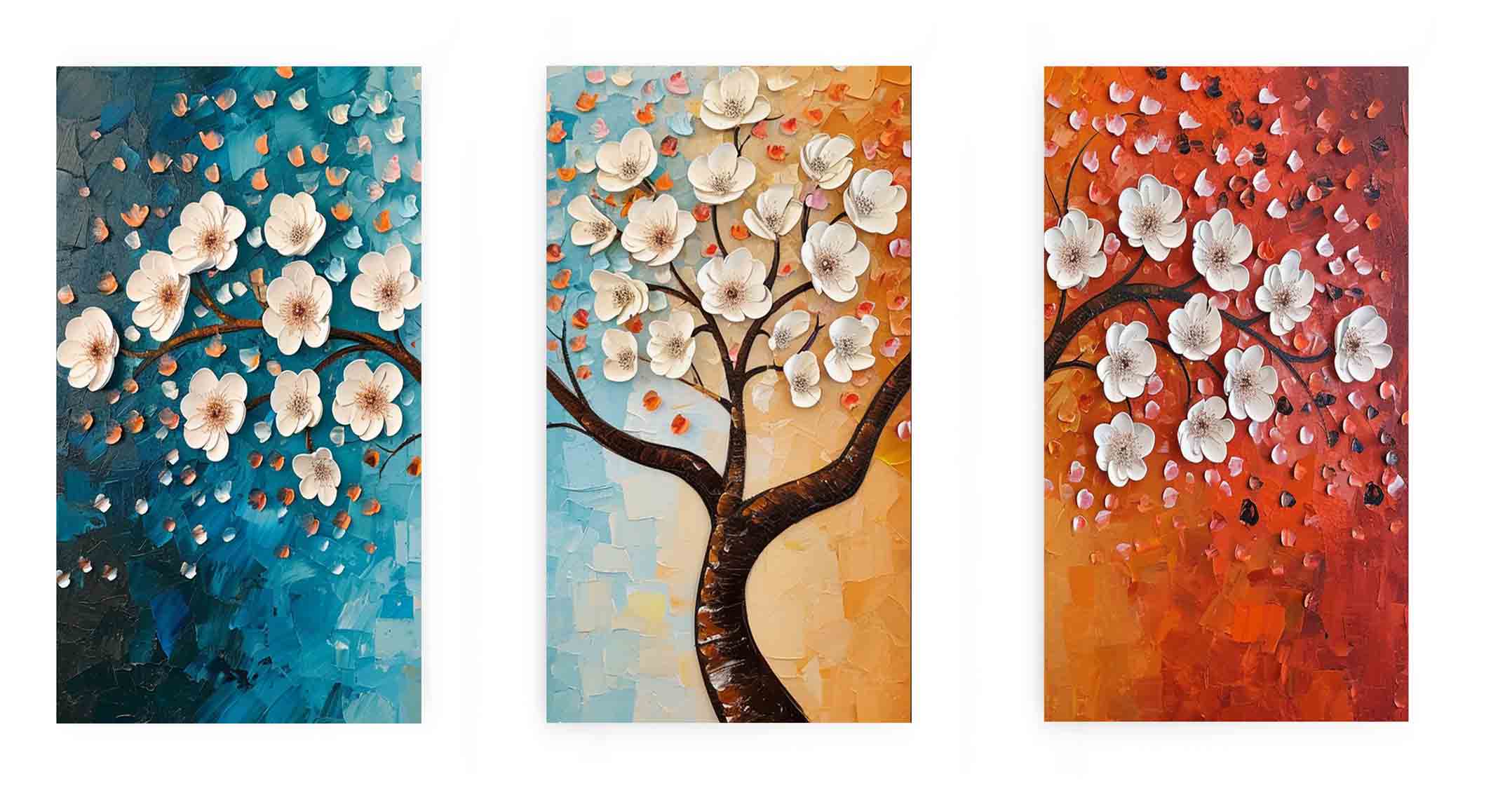 3 piece Tree Painting Set