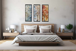 3 Piece Tree Art Painting Set