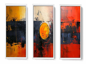 Abstract Three Piece Set Painting