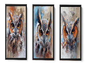 Owl Panel Art