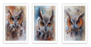 Owl Panel Art