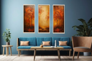 3 Piece Tree Art Set