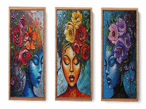 3 Piece women Art Set