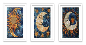 3 Piece Sun & moon Painting Set