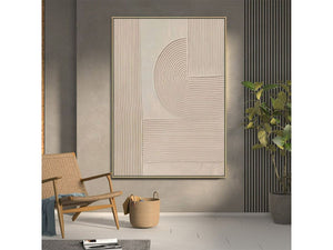 Modern Grey Abstract Painting