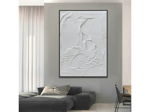 Modern Abstract Grey Painting