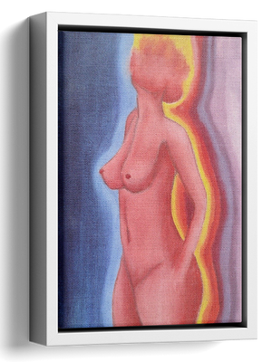 Rainbow Nude Oil Painting