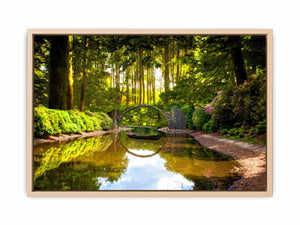 Forest Lake Painting