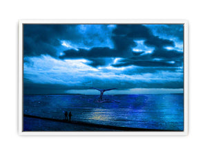 Dolphin Nightsky Painting