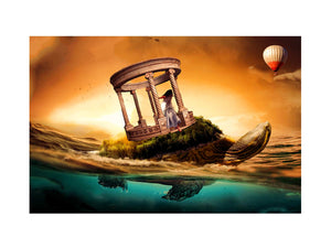 Turtle Fantasy Painting Artwork