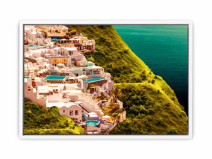 Santorini Oil Painting