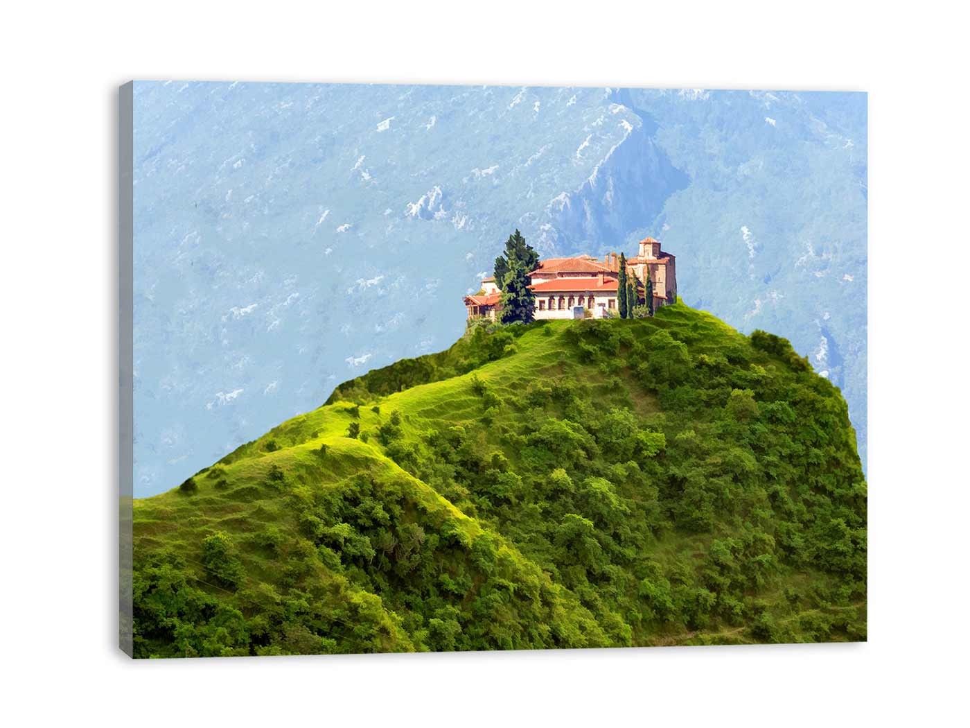 Home at Top Painitng