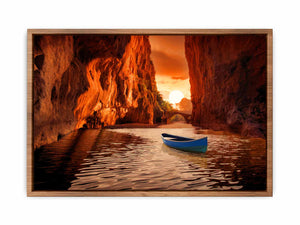 Sunset Beach Cave Painting