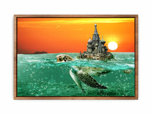 Tortoise Sea Painting