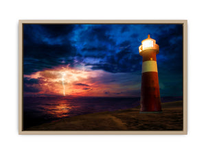 Lighthouse Lightning Painting