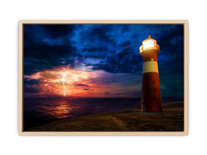 Lighthouse Lightning Painting