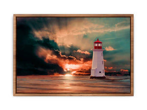 Vinatge Lighthouse Painting 2