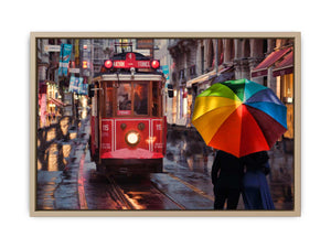 Street Tram Painting