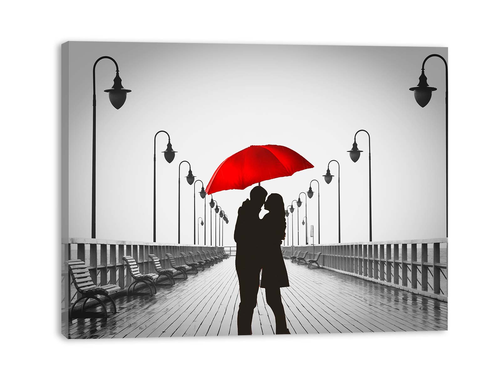 Love in The Air Bridge Painting
