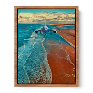 Beach flight Painting