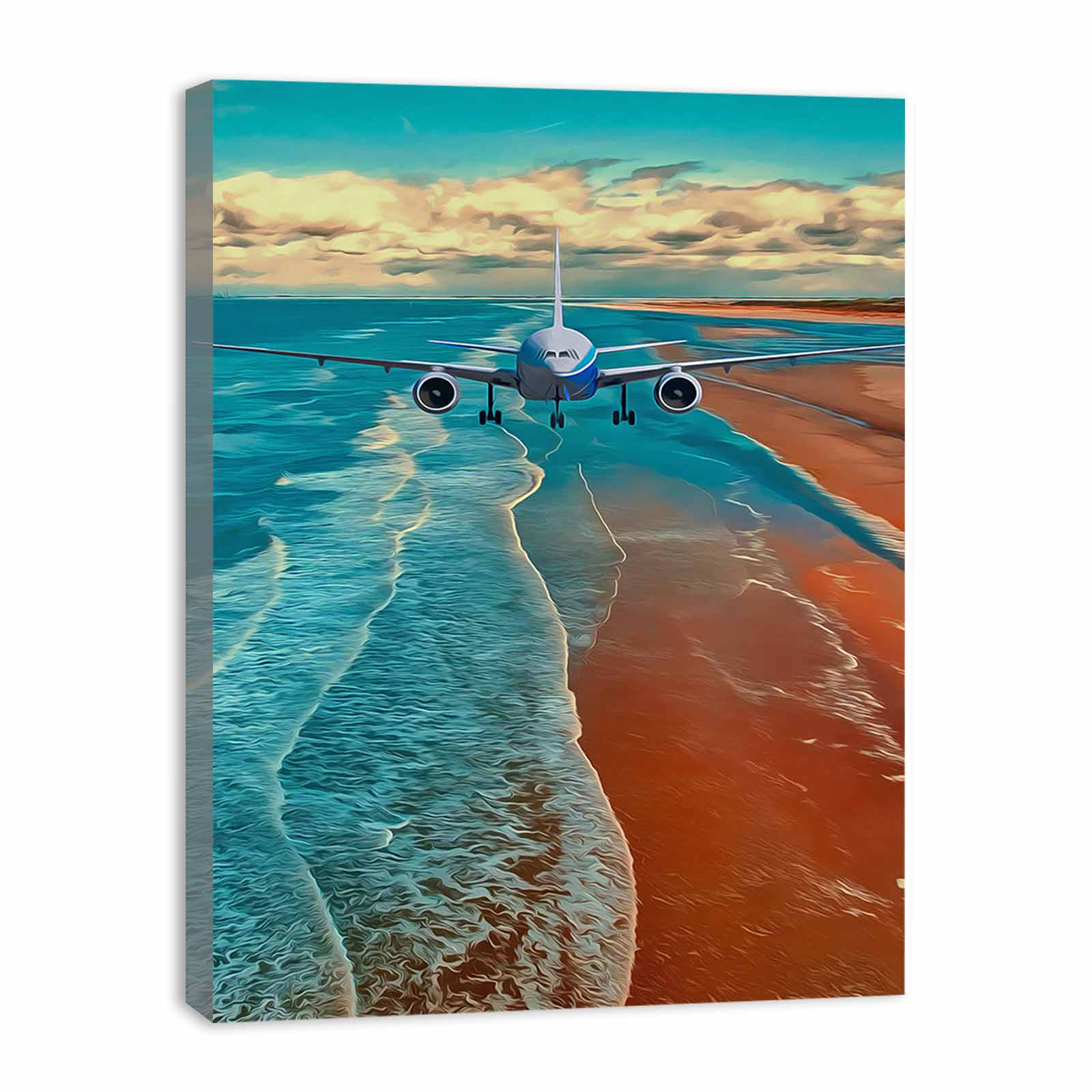 Beach flight Painting